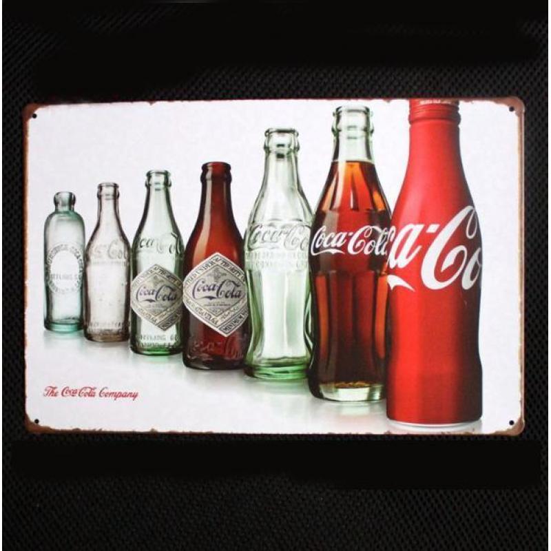 Prachtig Vintage Stijl Coca Cola Bottles Bord Wandbord coke