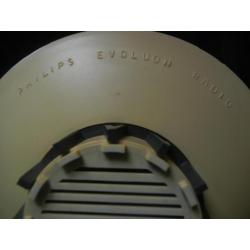 Mooie Philips Evoluon transistor radio