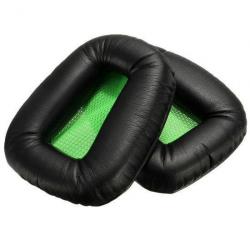 2 x Replacement Green Black Ear Pad Cushion For Razer Ele...