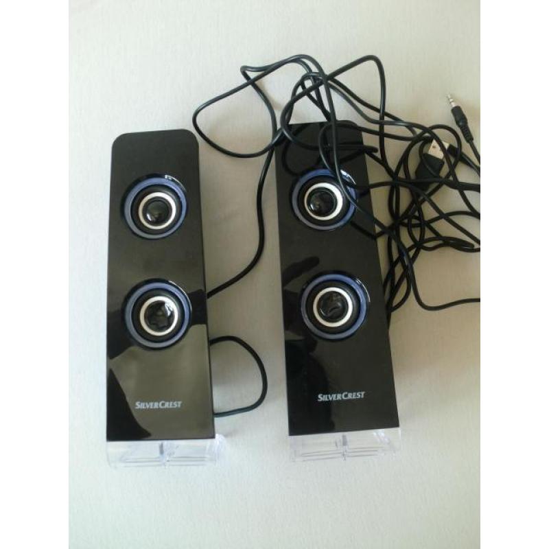 PC Laptop boxen speakers met licht Zgan Bijna Gratis