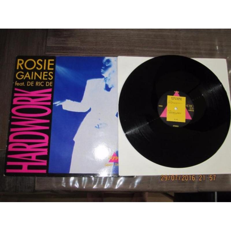 Rosie Gaines feat De Ric De - Hardwork 12"maxisingle
