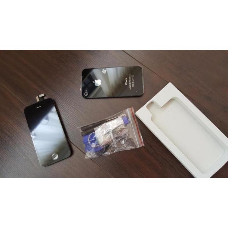 Gratis verzenden nieuwe glazen Cover Iphone 4S LCD Display