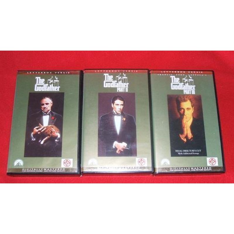The Godfather Trilogy - Letterbox Version + Bonus (3x VHS)