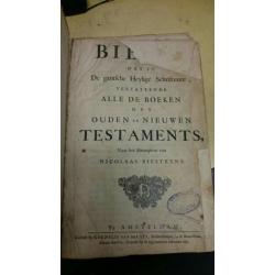 Nicolaas Biestkens bijbel 1721.