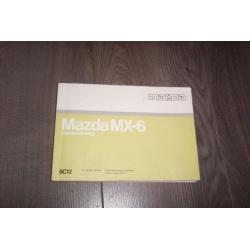 gebruikershandleiding mazda mx 6 type GE 1991/1997