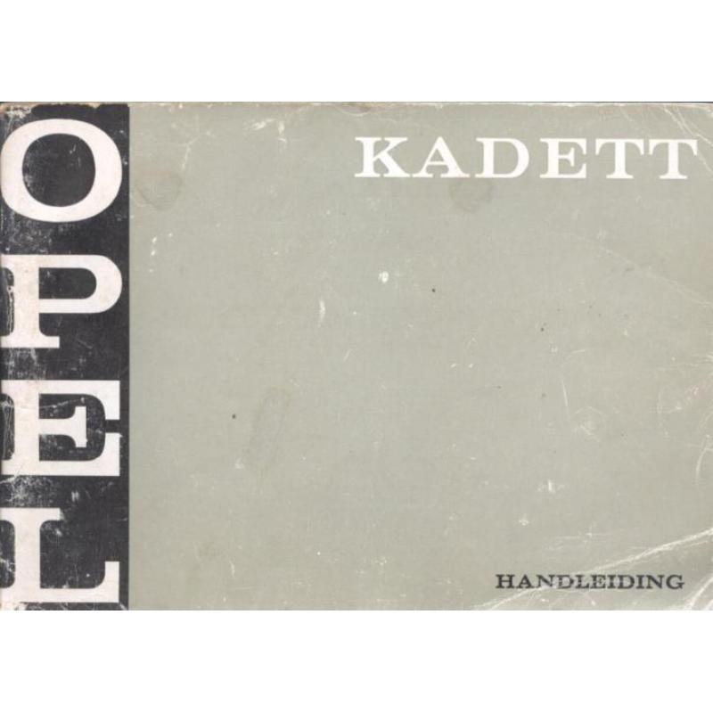 Instructieboekje Opel Kadett B bouwjaar 1971