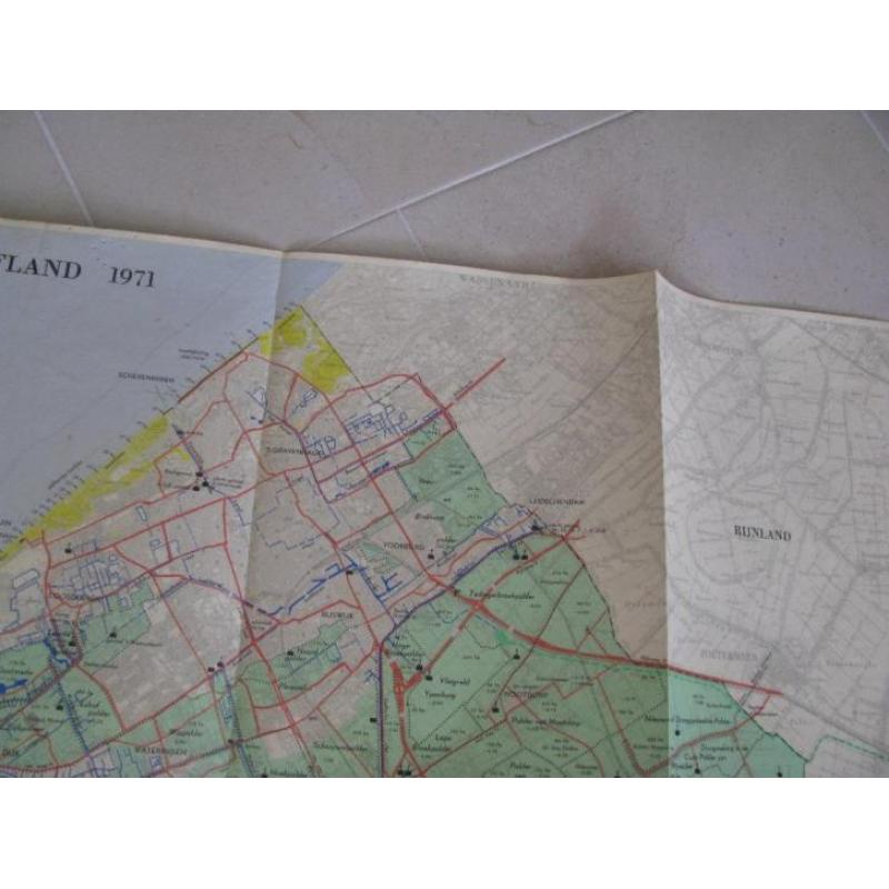 Hoogheemraadschap van Delfland - 1971 = landkaart