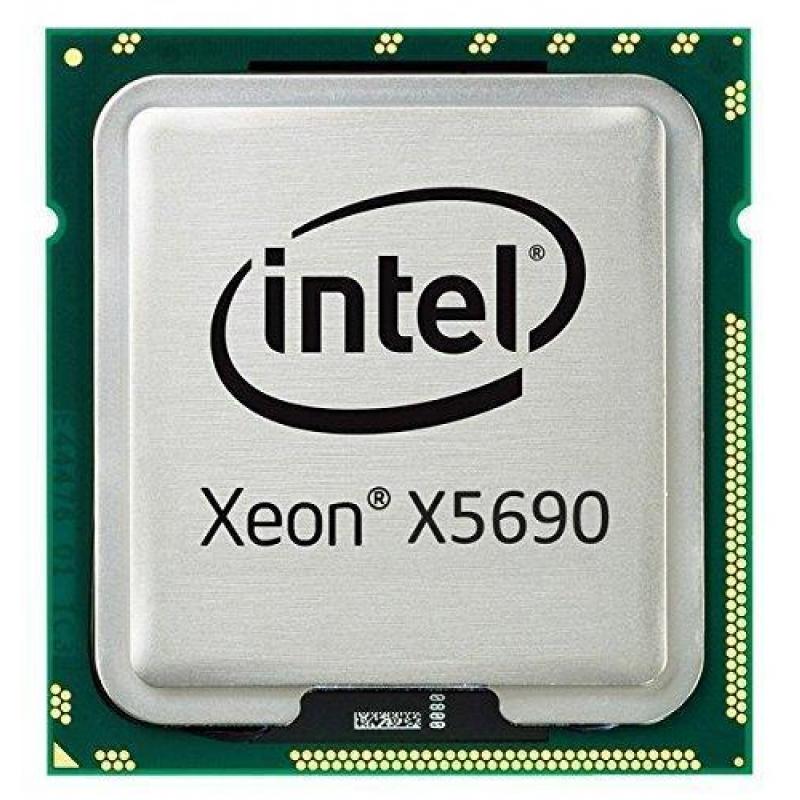Intel Xeon Six Core X5690 3.46-3.73Ghz. met HT 12 Threads