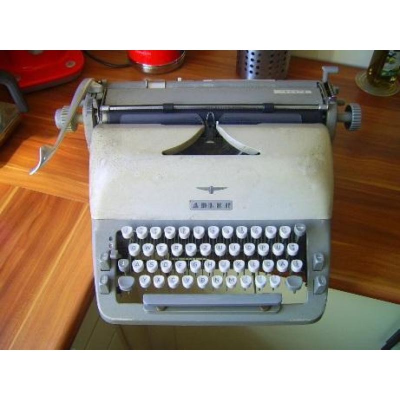 Antieke Adler Record schrijfmachine typemachine goede staat