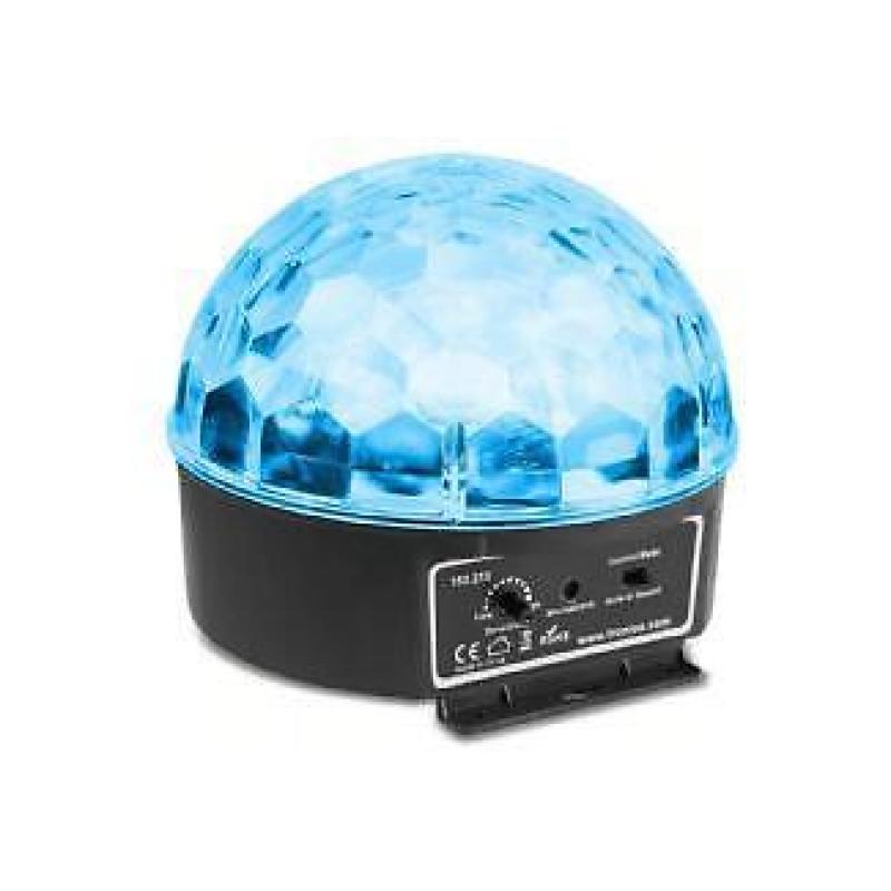 Beamz mini star ball sound RGBAW led 6X3W dj accessoire