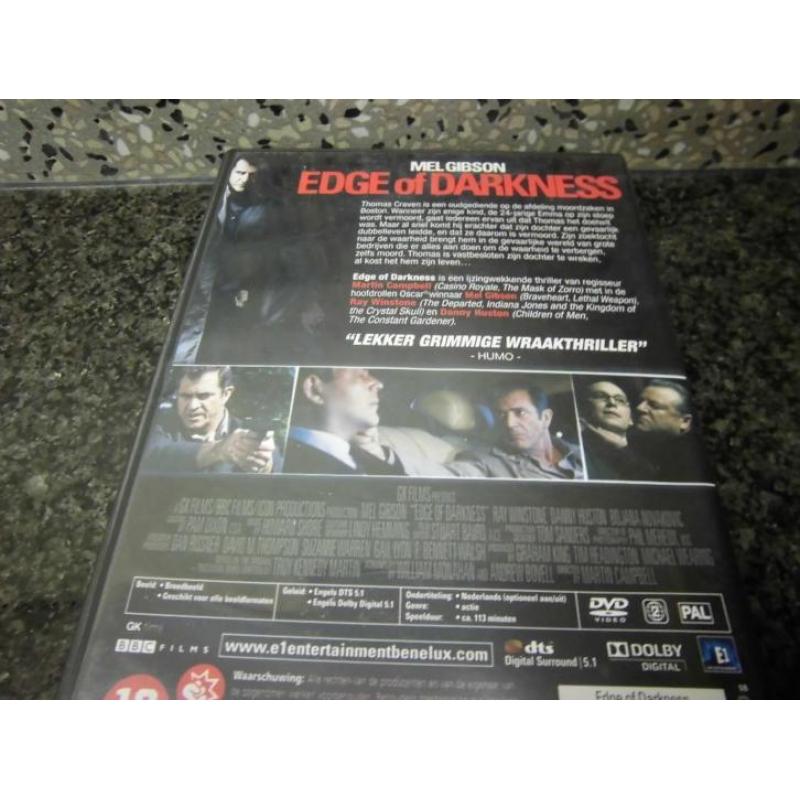 Mel Gibson in drama thriller Edge of Darkness nieuw dvd