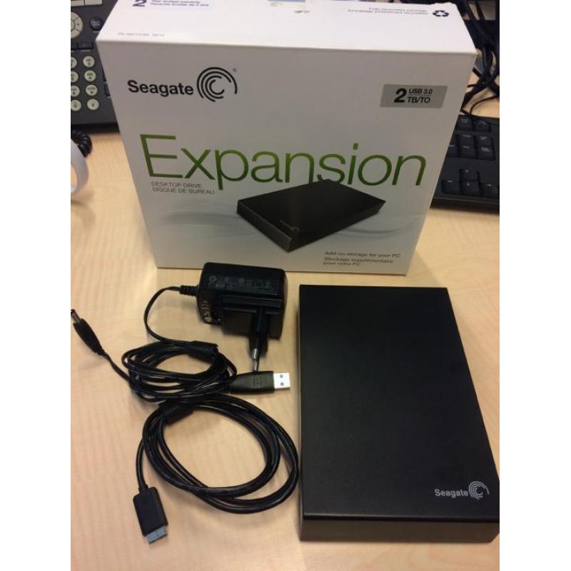Seagate expansion USB3.0 2TB externe schijf