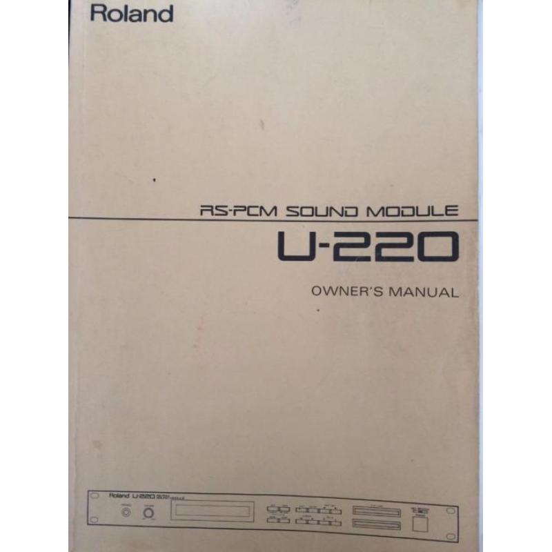 Roland U220 van eerste eigenaar met manual