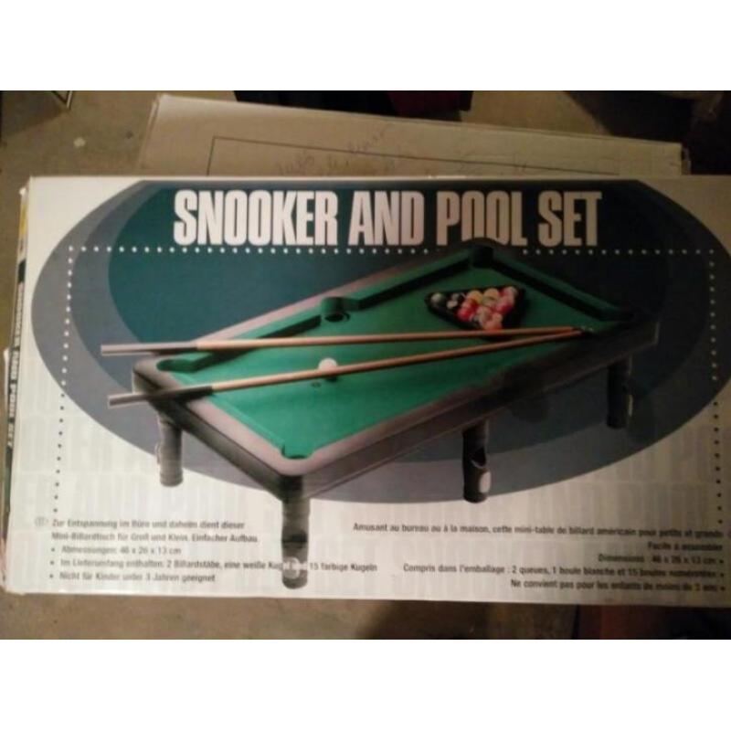 snooker en pool set