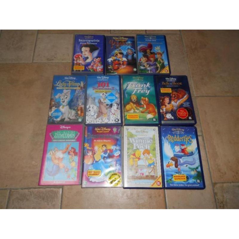 Verzameling Disney VHS