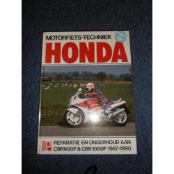 Motorfiets techniek Honda CBR600F CBR1000F 1987-1990