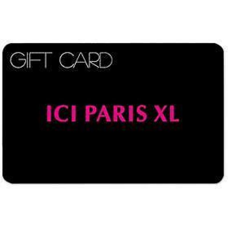 ICI Paris XL cadeaubon gift card inwisselen voor geld