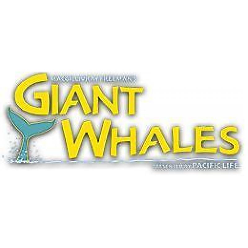 Giant Whales 4 vrijkaarten OMNIVERSUM DEN HAAG 15 aug 13.00