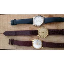 5 oude Horloge's 3x heren 2x dames antiek/vintage.