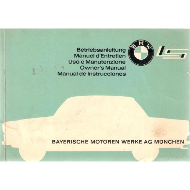 BMW LS / Handleiding / Instructieboekje / Meertalig / 1962