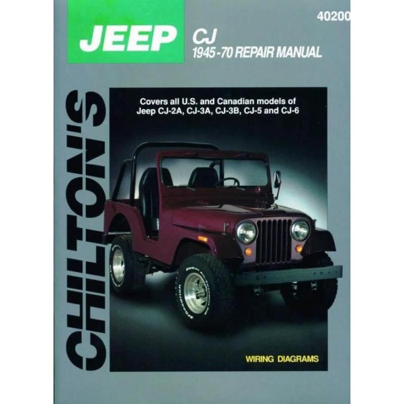 Jeep CJ 1945 - 1970 + vertaalwoordenboekje ( Nieuw ) !!