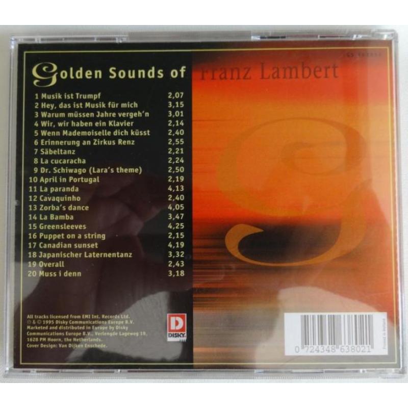 instrumentaal FRANZ LAMBERT golden sounds of Franz Lambert C