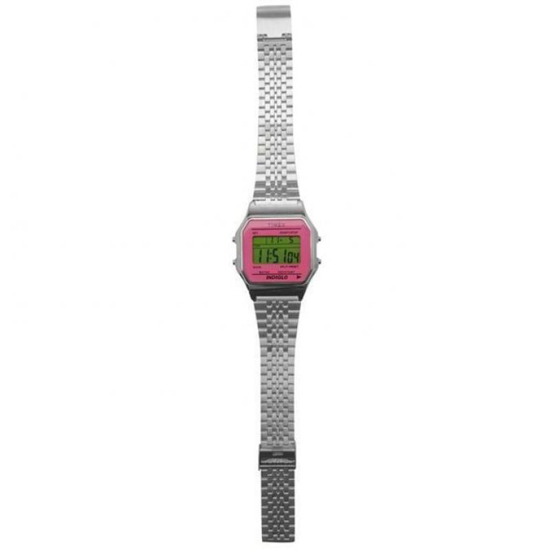 Timex Dames 80 Argent Horloge Zilver/Roze 1 Maat