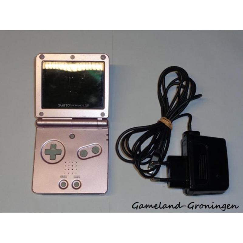 Gameboy Advance SP met Oplader (Roze, AGS 101)