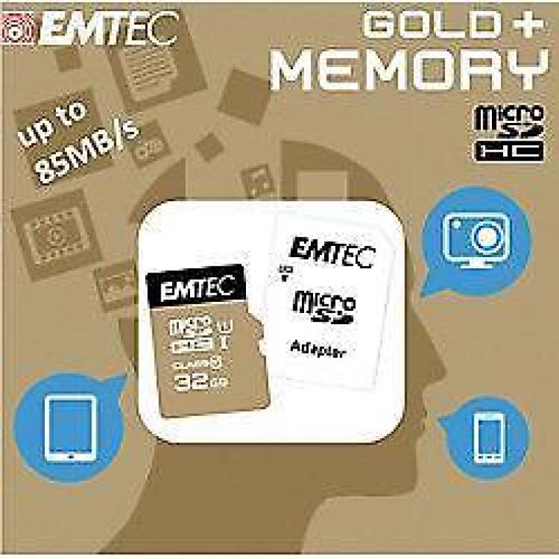 EMTEC SDHC Geheugenkaart Micro SD N/A
