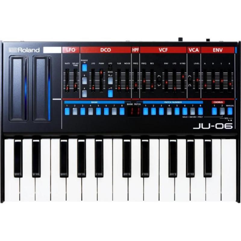 Roland JU-06 (Juno 106) Boutique met KM25 keyboard