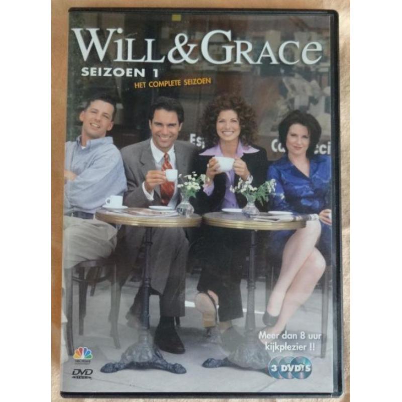 tv serie WILL & GRACE HET COMPLETE SEIZOEN 1 dvd (3 DVD'S) (