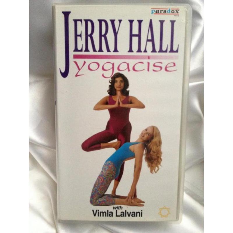 JERRY HALL mick jagger ROLLING STONES yogacise vhs rare