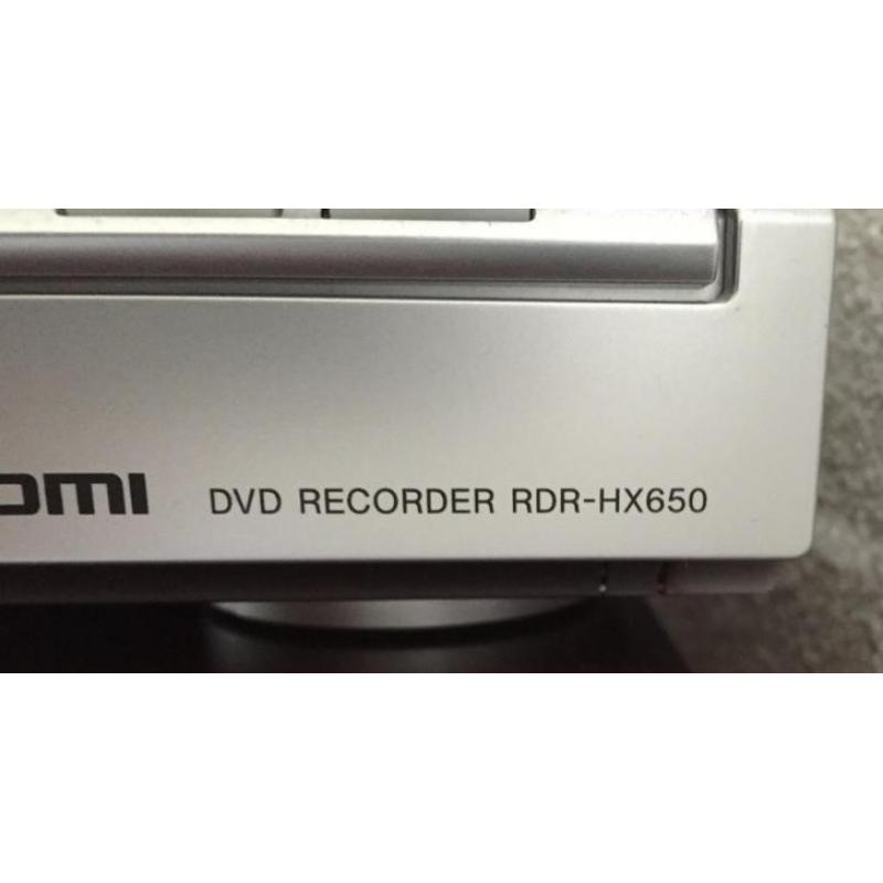 dvd recorder Sony RDR-HX650