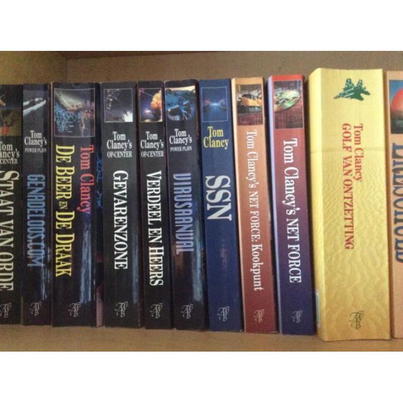 Veel boeken Tom Clancy