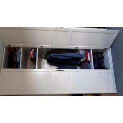 Witte Ikea pax kast garderobe kast birkeland deuren