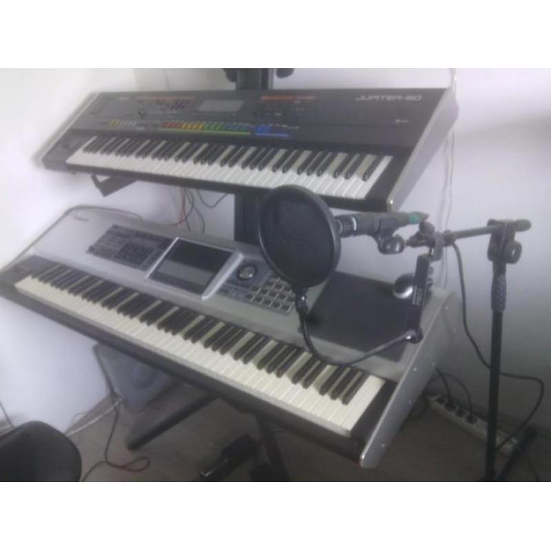 synthesizer studio set