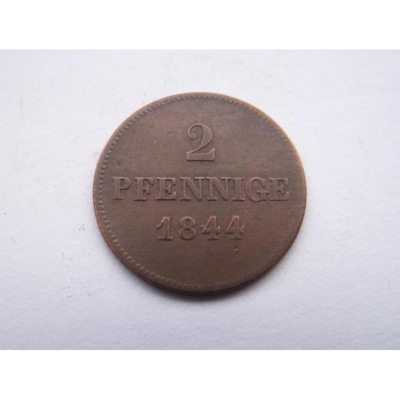 BAYERN. 2 Pfennig - 1844