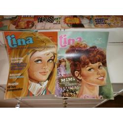 Vintage Tina's (10x) meisjes strip/tijdschriftjes 1977/1979