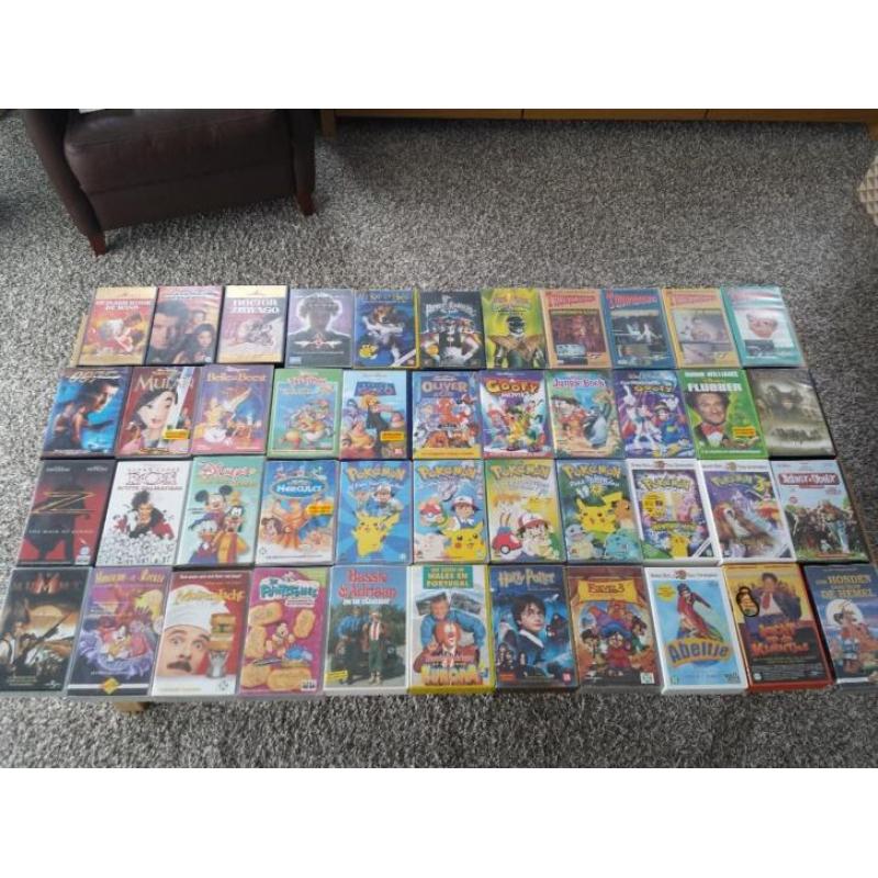 Collectie Videobanden (o.a. Disney en Pokémon)