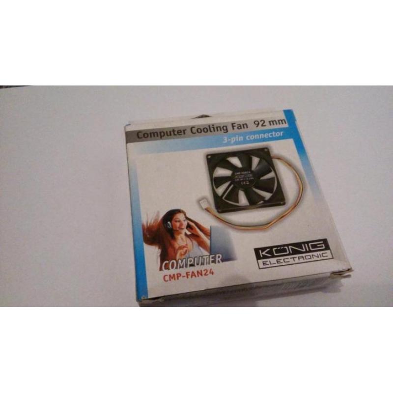Konig Electronic Cooling Fan 92mm Nieuw