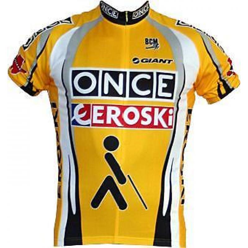 Once Eroski retro wielershirt - Heren