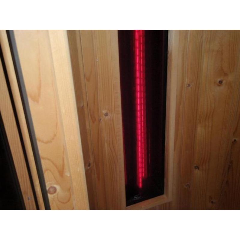 vsb infrarood sauna met philips vitea korte golf lampen