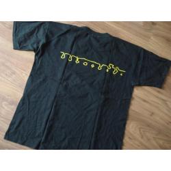 Rabobank reclame t-shirt zwart maat XL