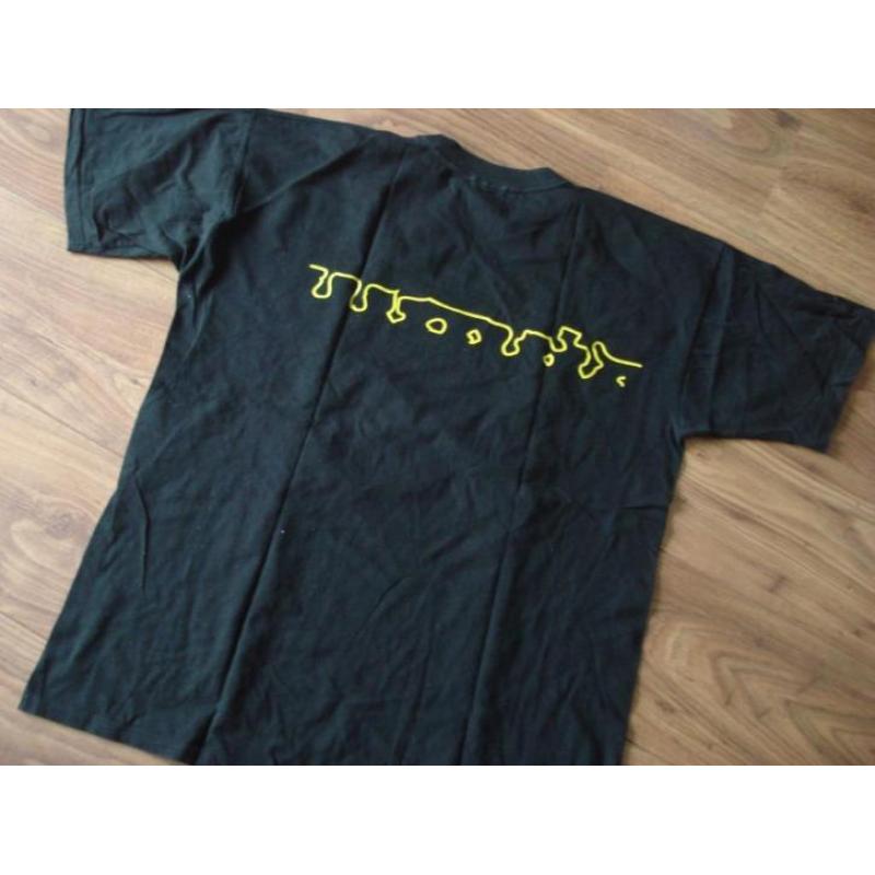 Rabobank reclame t-shirt zwart maat XL