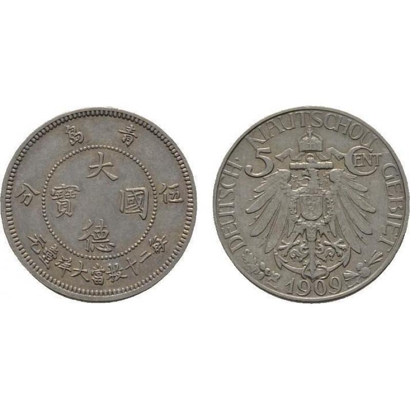 5 Cent 1909 duitse Kolonien