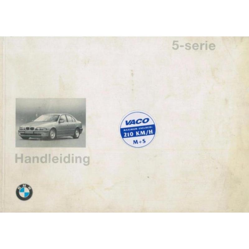 1997 BMW 5-Serie E39 Instructieboekje Nederlands