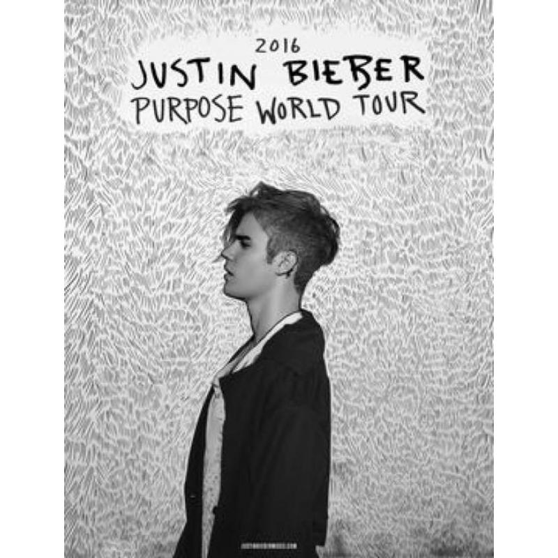 Kaarten Justin Bieber Purpose World Tour
