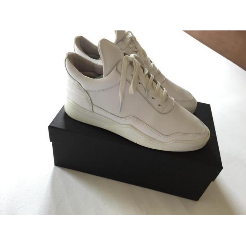 SS16 FILLING PIECES low top ghost all white maat 43