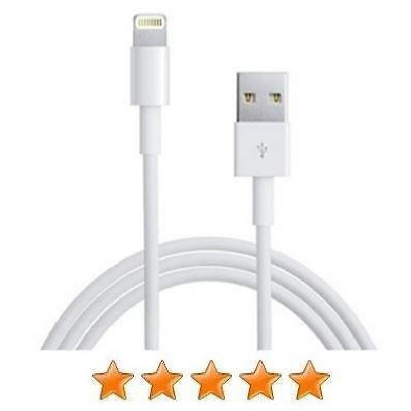 USB kabel iPhone iPad iPod 1M wit A+
