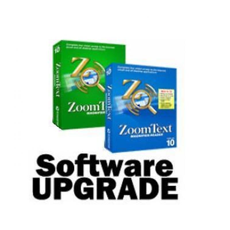 Zoomtext Upgrade Magnifier Vergroot +spraak software